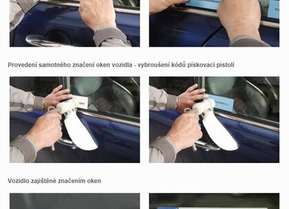 Značení autoskel VIN kódem